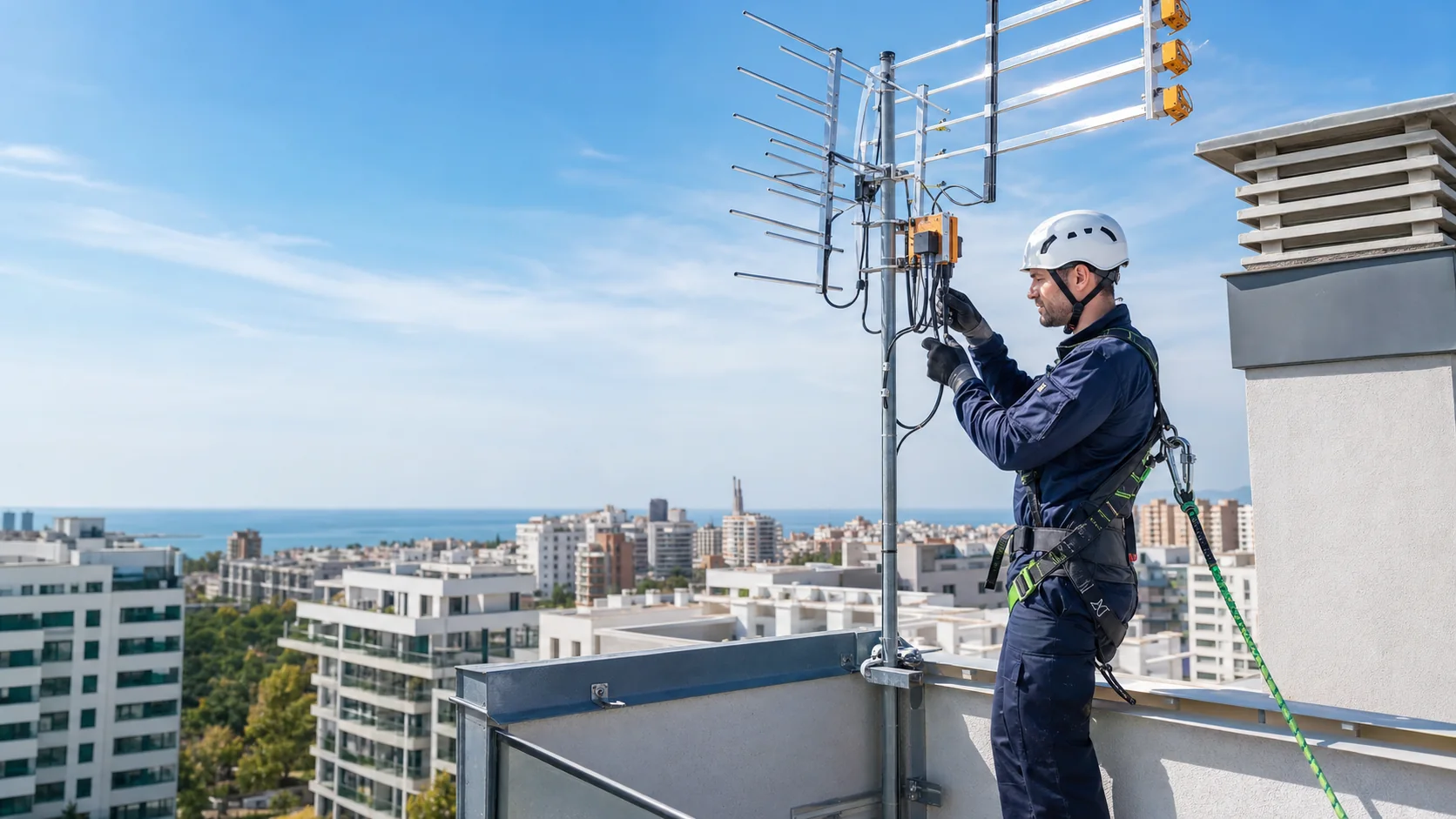 Mantenimiento de antenas colectivas en Málaga
